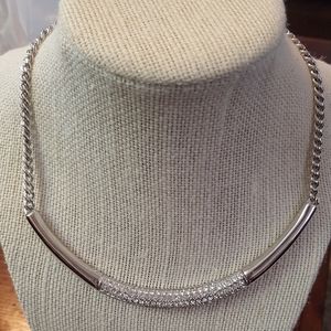 Never worn-Swarovski choker - silver